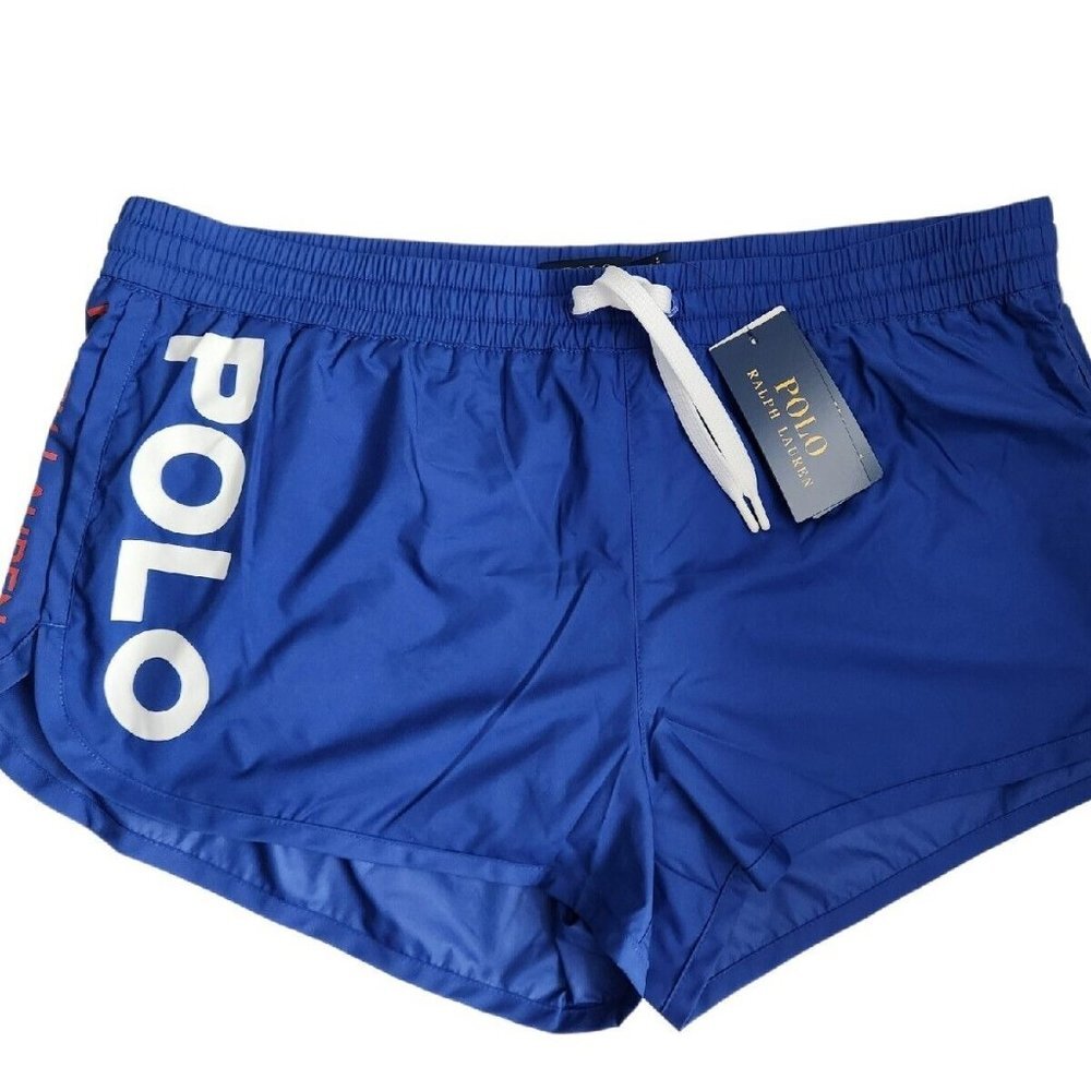 NWT Polo Ralph Lauren Women’s Blue Running Athletic Shorts